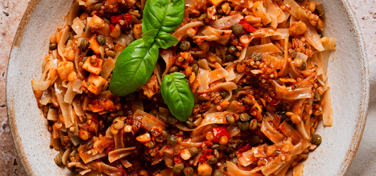 No bloat - Pasta, Lentil & Vegetable Bolognese