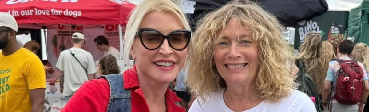 Viva! Founder Juliet and Heather Mills at Vegan Campout 2025