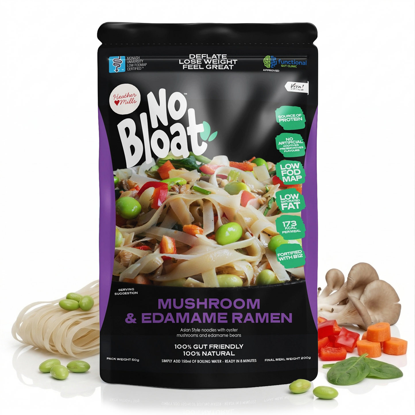 MUSHROOM & EDAMAME RAMEN