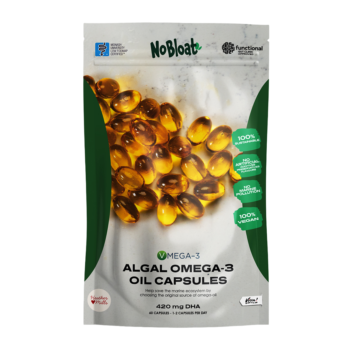 ALGAL OMEGA-3 OIL CAPSULES