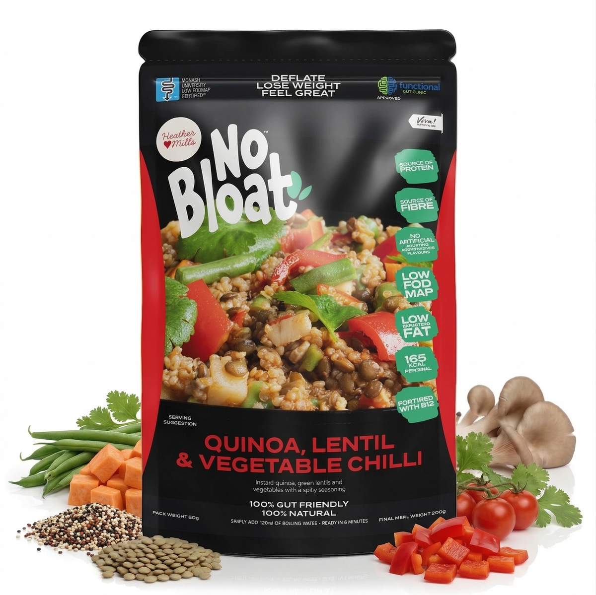 QUINOA, LENTIL & VEGETABLE CHILLI