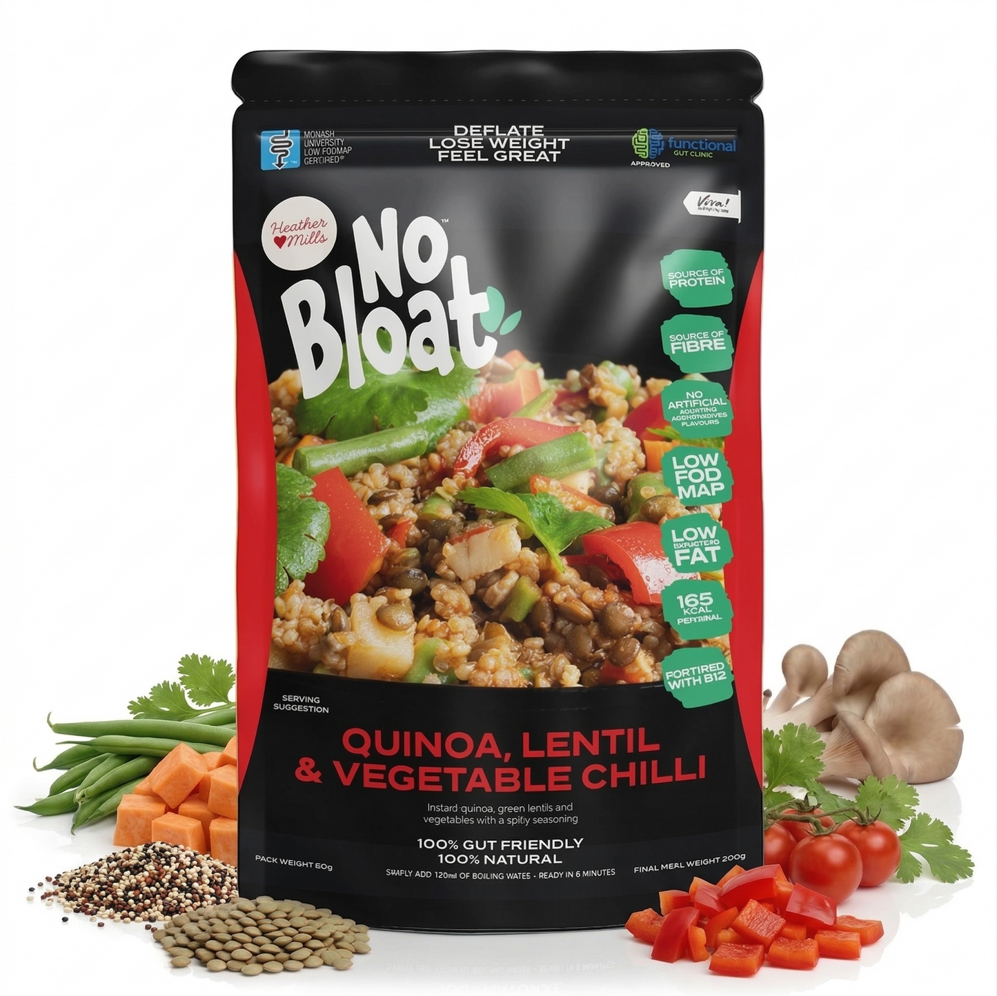 QUINOA, LENTIL & VEGETABLE CHILLI