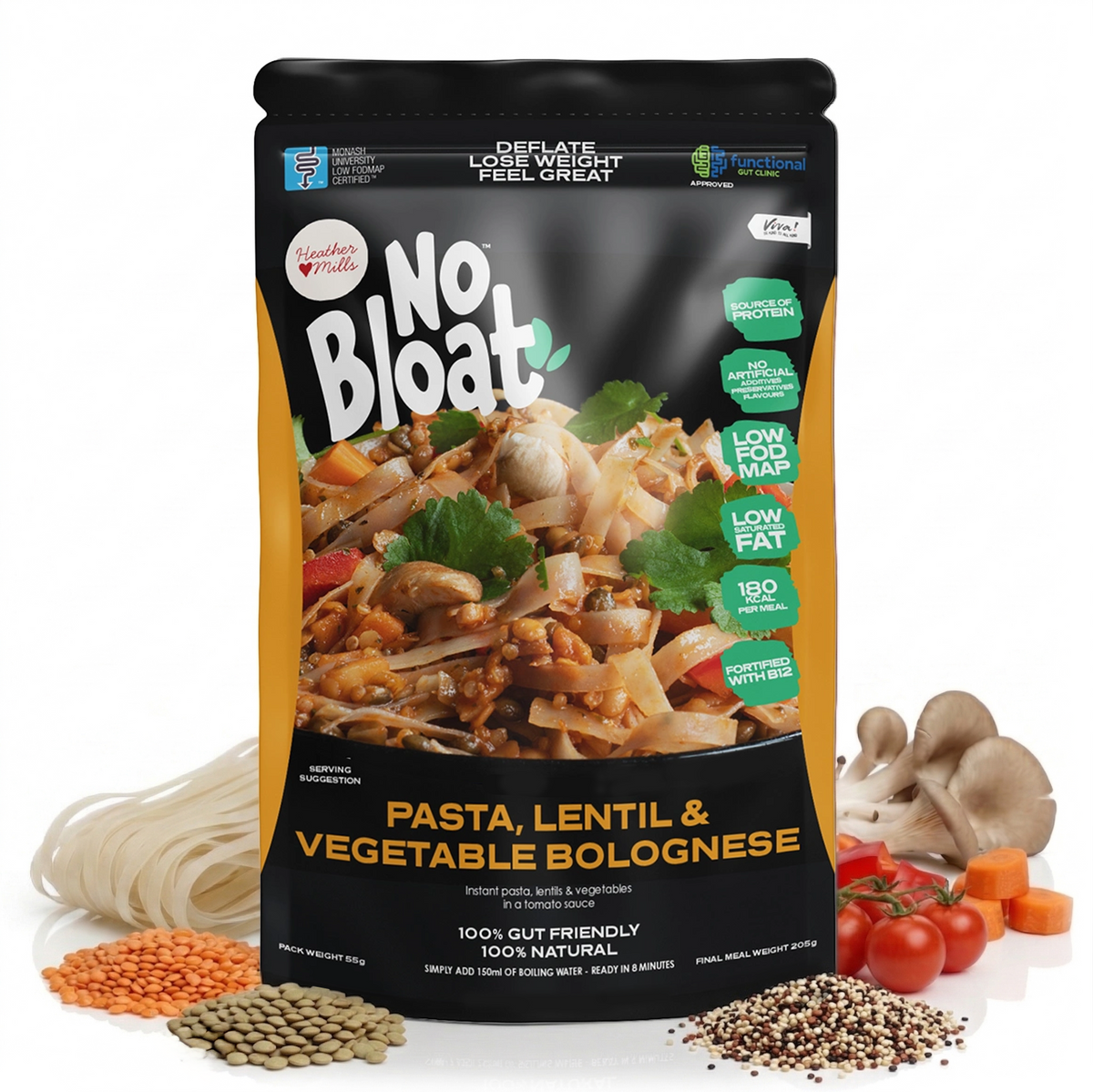 PASTA, LENTIL & VEGETABLE BOLOGNESE